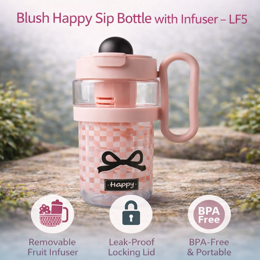 Blush Happy Sip Bottle with Infuser – LF5