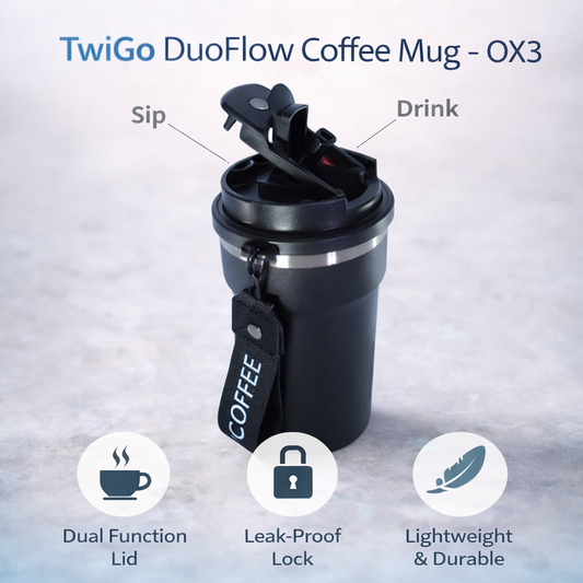 TwiGo DuoFlow Coffee Mug – OX3