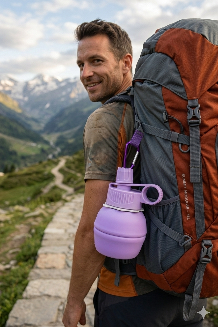 Foldable Silicone Water Bottle - SBP