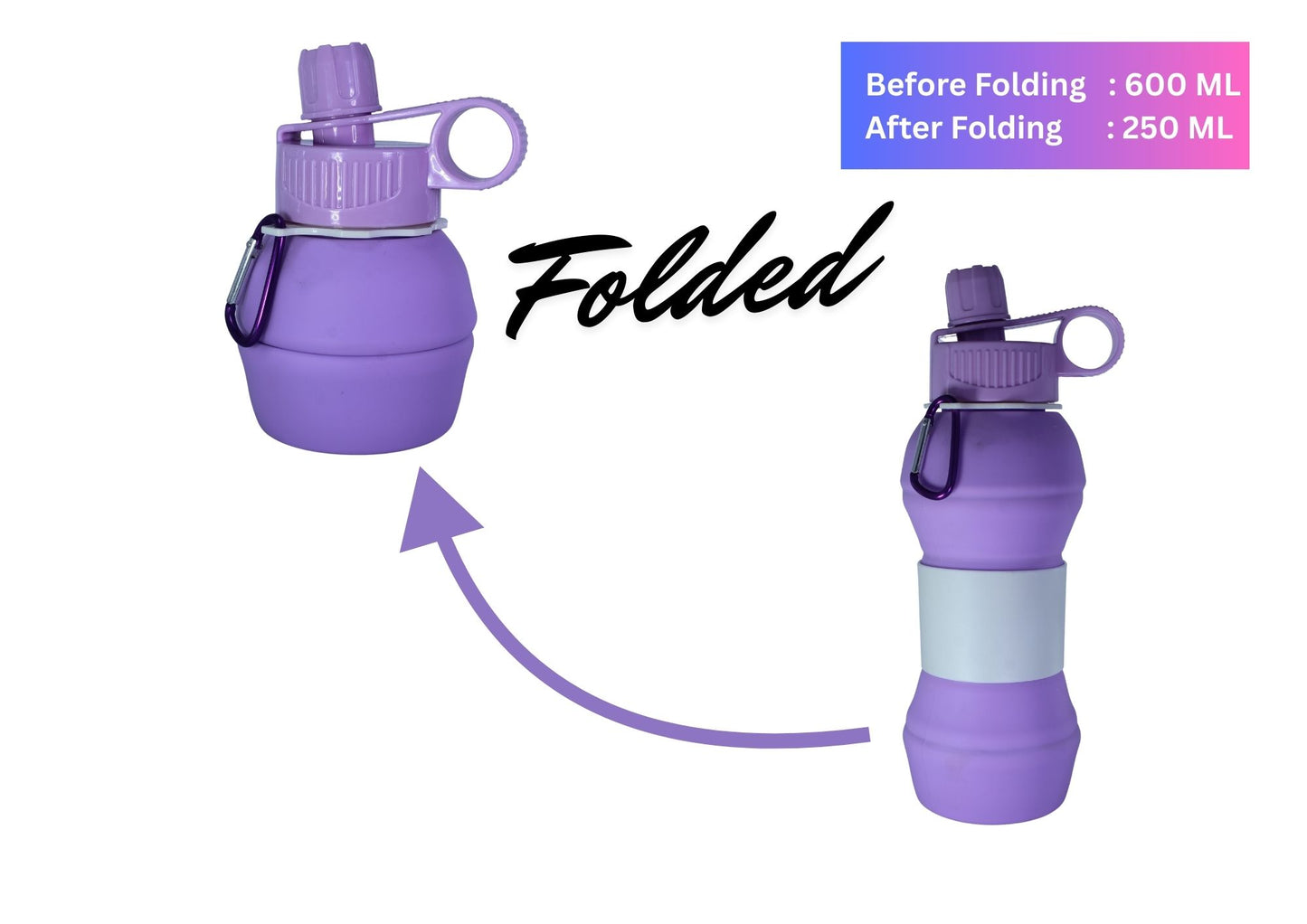 Foldable Silicone Water Bottle - SBP